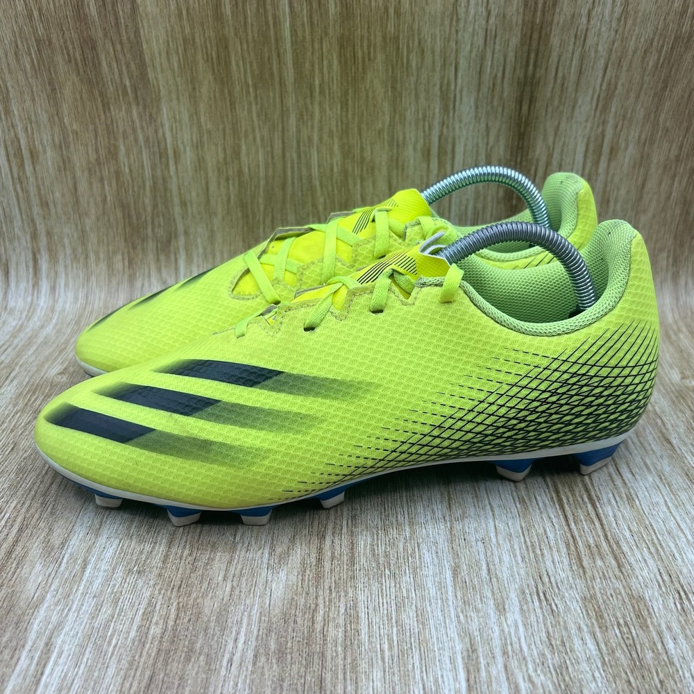 Adidas X‎ Ghosted.4 FG Men's Size 10.5 Soccer Cleats Neon Yellow Black Football - Picture 3 of 10